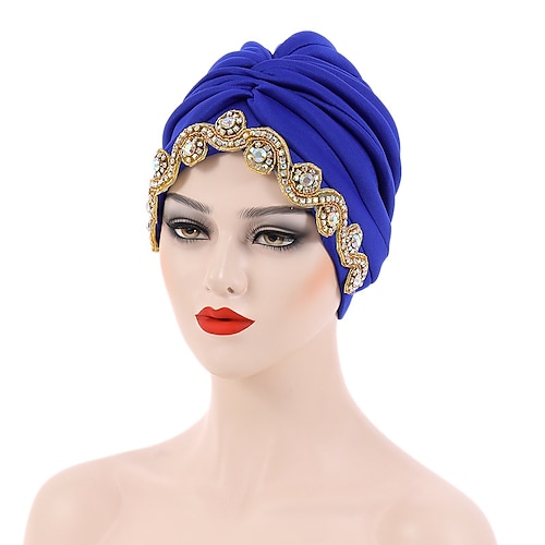 

Headwear Headpiece Poly / Cotton Blend Party / Evening Casual Ethnic Style With Sequin Headpiece Headwear