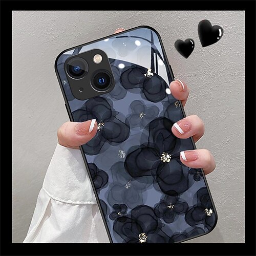 

Phone Case For Apple Classic Series iPhone 14 Pro Max iPhone 14 Pro iPhone 14 Plus iPhone 14 iPhone 13 Pro Max 12 Mini 11 X XR XS Max 8 7 Bumper Frame Full Body Protective Dustproof Flower TPU PC