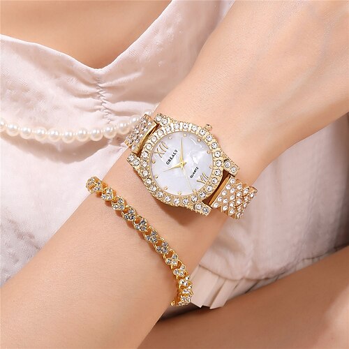 

Quartz Watch for Women Analog Quartz Stylish Luxury Elegant Creative Titanium Alloy Alloy Creative / One Year