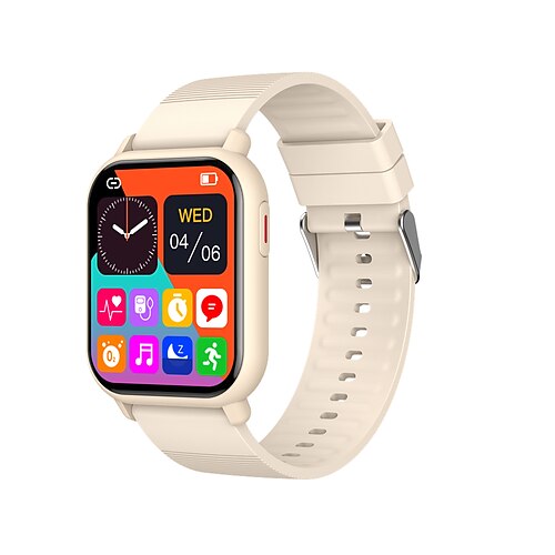 

iPS FE1 Smart Watch 1.83 inch Smartwatch Fitness Running Watch Bluetooth Pedometer Call Reminder Activity Tracker Compatible with Android iOS Women Men Waterproof Long Standby Message Reminder IP 67