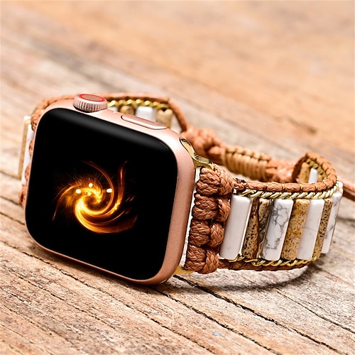 

1PC Smart Watch Band Compatible with Apple iWatch Apple Watch Ultra 49mm Series 8 7 6 5 4 3 2 1 SE Handmade Braided Rope for iWatch Smartwatch Strap Wristband Fabric Handmade Breathable Braided