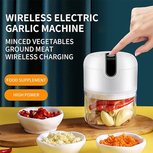 

Electric garlic meat grinder mini garlic masher meat grinder pepper pepper nut meat grinder