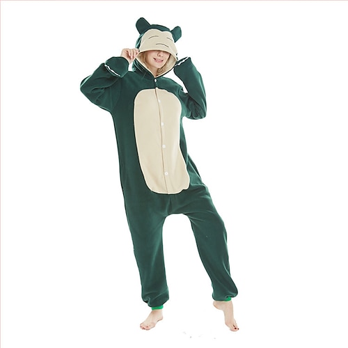 Adults Kigurumi Pajamas Nightwear Shark Rabbit Bunny Snorlax