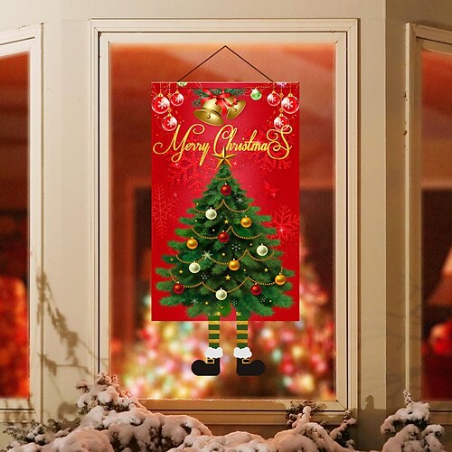 

Christmas Snowflake Elf Snowman Wall Stickers Glass Stickers Window Stickers Room Decorative Wall Stickers Self-Adhesive