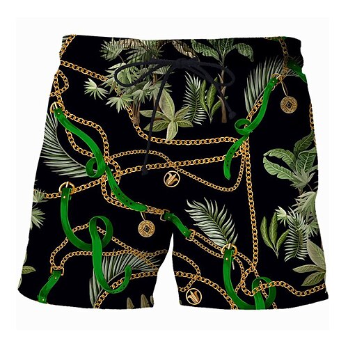 

Men's Swim Shorts Swim Trunks Shorts Board Shorts Beach Shorts Drawstring Elastic Waist Elastic Drawstring Design Graphic Fruit Print Breathable Quick Dry Short Casual Daily Holiday Streetwear
