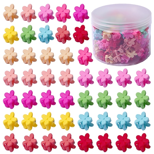 

100pcs Kids Girls' Sweet Daily Floral Sexy Hair Accessories Colorful