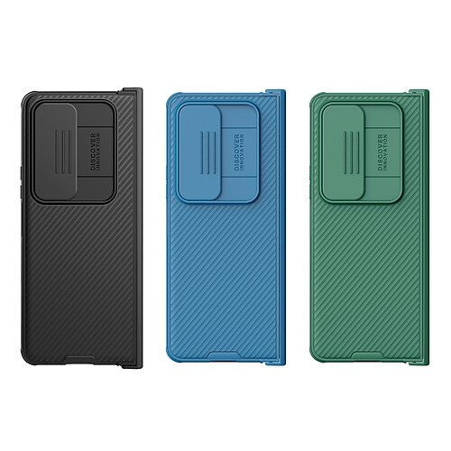 

Phone Case For Samsung Galaxy Flip Z Fold 4 with Windows Flip Full Body Protective Solid Colored TPU PC