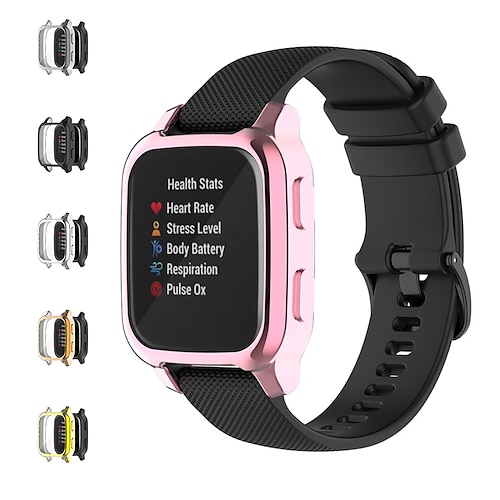 

1 Pack Watch Case Compatible with Garmin venu 2 / Venu 2S / Venu Sq / Sq Music Scratch Resistant Ultra-thin All Around Protective TPU Watch Cover