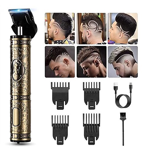 

Hair Clippers Men Professional Beard TrimmerCordless Electric Self Hair Clippers with ScreenPrecision Outliner Trimmer-Smooth ClippingSharp Shavers-Rechargeable BatteryGifts For Men