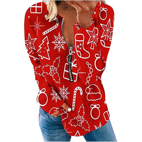 

Christmas Santa Claus Cat Ugly Christmas Sweater / Sweatshirt Hoodie Adults' Women's Cosplay Christmas Christmas Christmas Carnival Masquerade Festival / Holiday Polyester Green / Ink Blue / Red