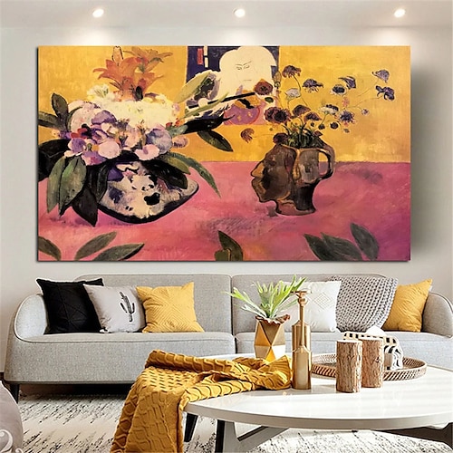 

Handmade Hand Painted Oil Painting Wall Modern Abstract Famouse Painting Paul Gauguin Painting Home Decoration Decor Rolled Canvas No Frame Unstretched