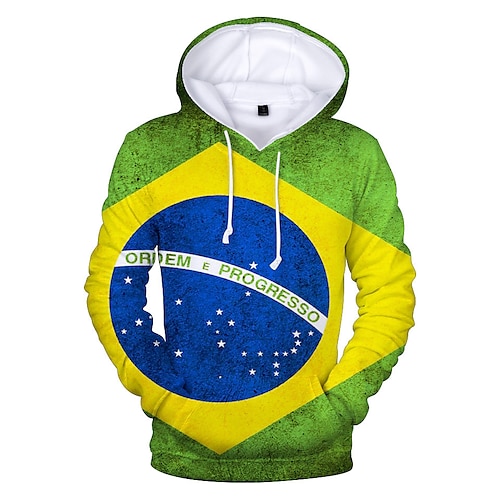 

Inspired by World Cup Qatar 2022 Football Soccer Hoodie Cartoon Manga Anime Front Pocket Graphic Hoodie For Men's Women's Unisex Adults' 3D Print 100% Polyester