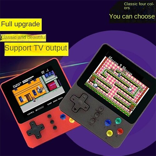 

Handheld Retro Game Console Mini Portable Game Console 500 Classic Fc Games 1200mah Rechargeable Battery