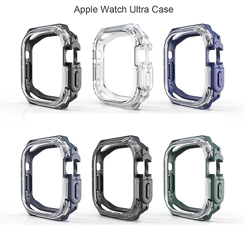 

1 Pack Watch Case Compatible with Apple iWatch Series 8 Scratch Resistant Dust Proof All Around Protective TPU / PC Watch Cover