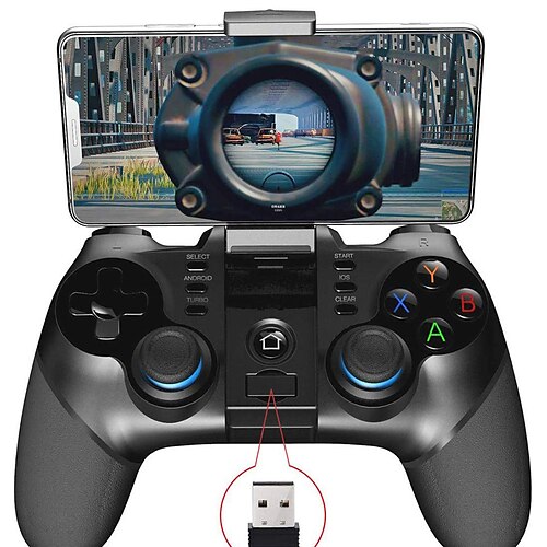 

PG-9156 Wireless game Controller 4.02.4G Mobile phone Gamepad for Samsung Galaxy S22/21 /S20 /S10 NOTE21/20/10 VIVO Oppo Android Mobile Smartphone Tablet