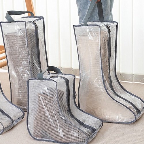 

Shoes Storage Artifact Boots Bag Dust Cover Transparent Moisture-proof Boots Short Boots Protective Sleeve Shoe Bag Simple