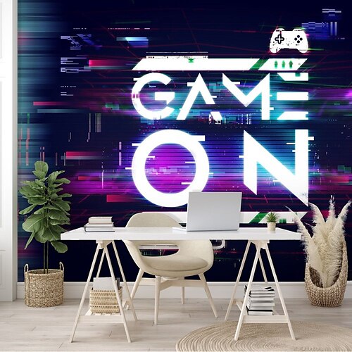 

Gaming Wallpaper Mural Wall Covering Sticker Peel and Stick Removable PVC/Vinyl Material Self Adhesive/Adhesive Required Wall Decor for Living Room Kitchen Bathroom