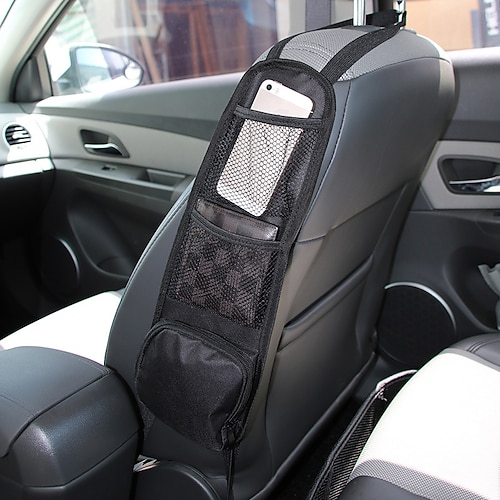 

Car Seat Organizer Auto Seat Side Storage Hanging Bag Multi-Pocket Drink Holder Mesh Pocket Car Organizer Interior Accessorie