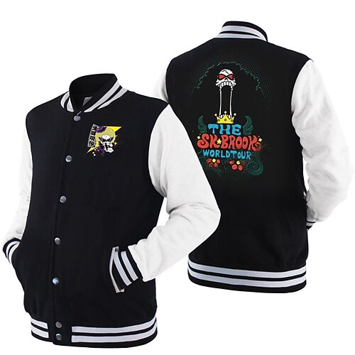 

Inspired by One Piece Brook Outerwear Anime Coat For Men's Women's Unisex Adults' 3D Print Polyster