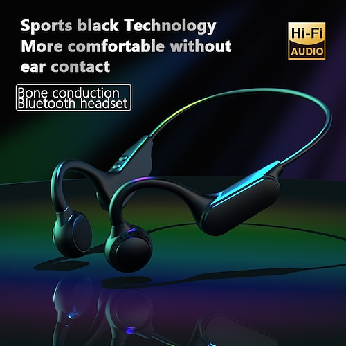 

K10 Wireless Bone Conduction Headphones Bluetooth Sports Running Music Hi-fi Stereo Headphones