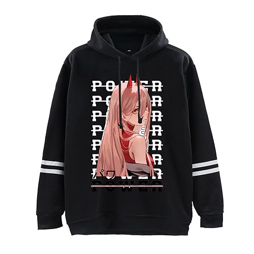 

Inspired by Chainsaw Man Power Hoodie Cartoon Manga Anime Graphic Hoodie For Men's Women's Unisex Adults' Hot Stamping 100% Polyester Street Daily