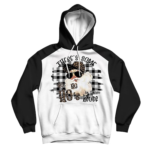 

Inspired by Christmas Santa Claus Hoodie Cartoon Manga Anime Front Pocket Graphic Hoodie For Men's Women's Unisex Adults' 3D Print 100% Polyester