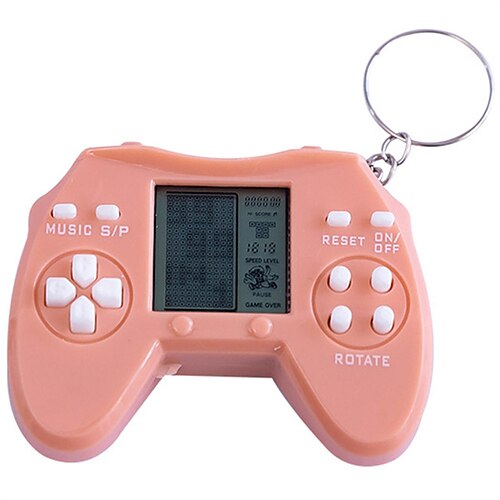 

Mini Retro Handheld Game Console With Key Ring Portable Compact Game Player Keychain Pendant Stuffer