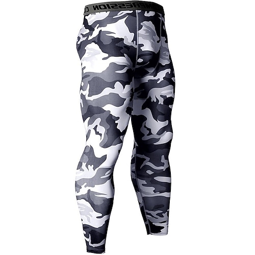 

Men's Running Tights Leggings Compression Pants Compression Clothing Sports & Outdoor Athletic Winter Spandex Breathable Quick Dry Moisture Wicking Running Jogging Training Sportswear Activewear
