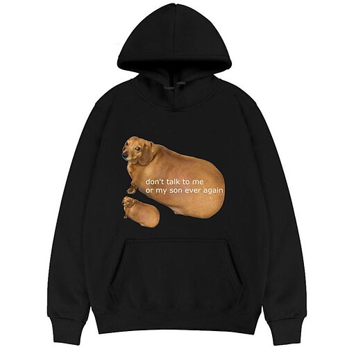 

Inspired by Animal Dog Hoodie Cartoon Manga Anime Front Pocket Graphic Hoodie For Men's Women's Unisex Adults' Hot Stamping 100% Polyester Casual Daily