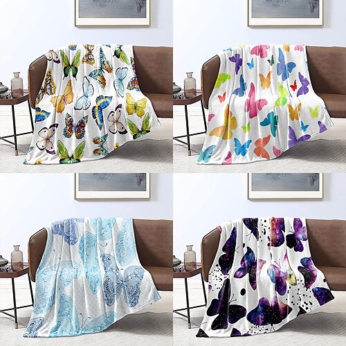 

Blankets & Throws, Print Flannel Toison Warmer Comfy Super Soft Blankets