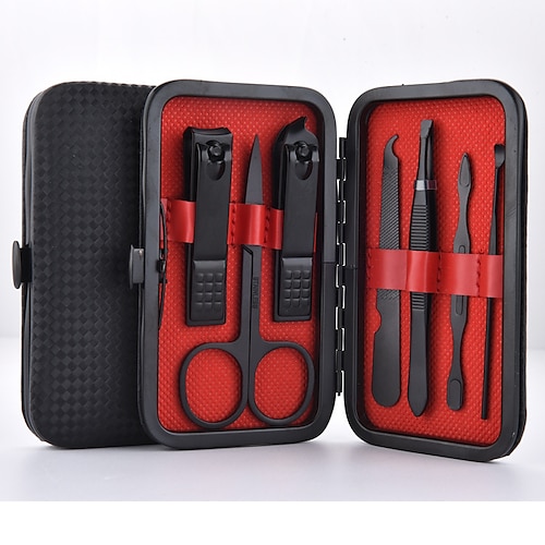 

Manicure Set Nail Clippers Pedicure Kit Stainless Steel Manicure Kit Professional Grooming Kits Nail Care Tools with Luxurious Travel Case