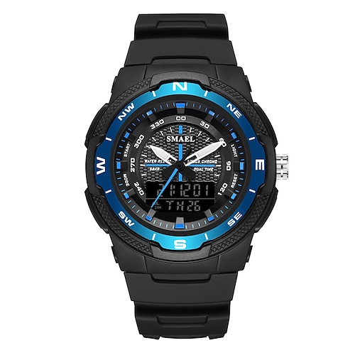 

Men Watches Digital SMAEL Watch Waterproof LED Clock Alarm reloj hombre Stopwatch Black Wristwatch 1362 Sport Watches Digital