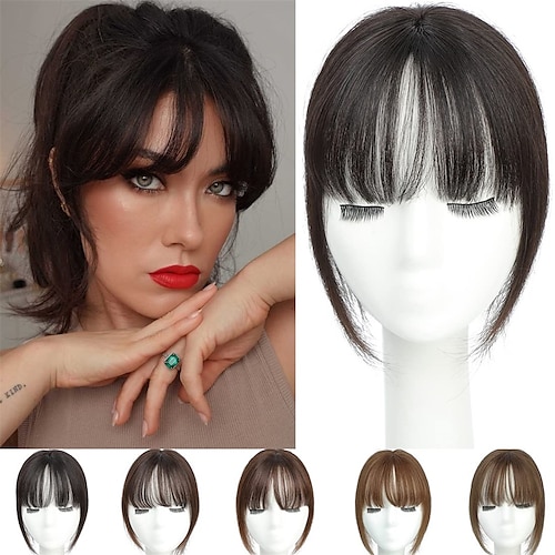 

Hair Toppers for Women Real Human Hair with Bangs Molefi Topper Hair Extensions Top Hair Pieces for Thinning Hair Wiglets Premium Remy Hair