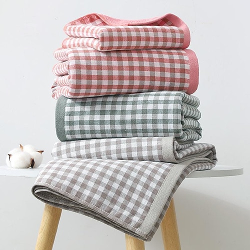 

Cotton British Pattern Style Towel Buffalo Check Dishcloths Soft Absorbent 100% Cotton Dish Rags Gingham Wash Cloths Perfect for Household