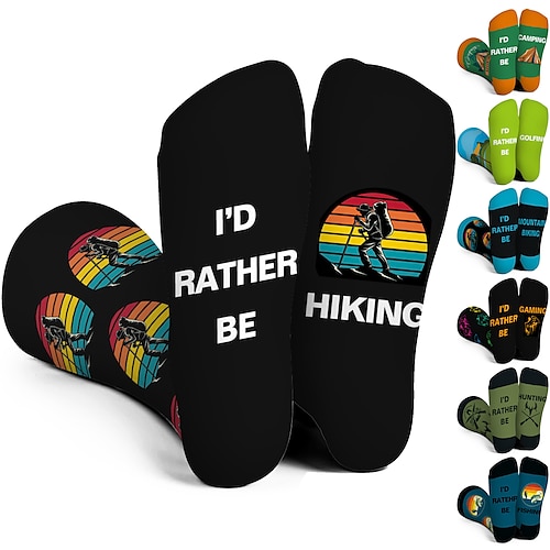 

Socks Compression Socks Cycling Socks Athletic Socks Funny Socks Novelty Socks Men's Women's Bike / Cycling Breathable Anatomic Design Wearable 1 Pair Graphic Cotton Black Green Army Green S M L