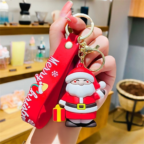 

Merry Christmas Gift Key Chain Hand Bag Pendant Gifts For Classmates And Colleagues Backpack Accessories