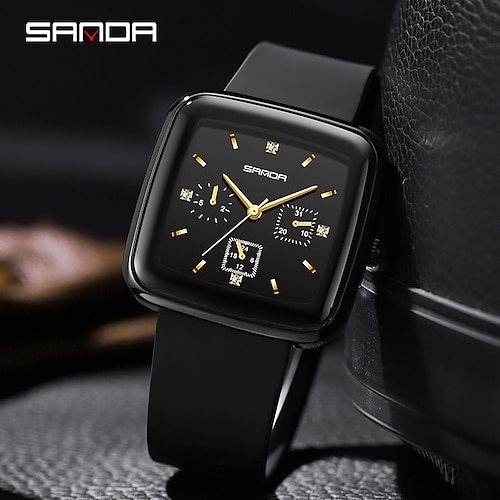 

Sanda 2022 Top Brand Luxury Men's Watches 50m Waterproof Sports Quartz Watch Casual Wristwatch For Male Relogio Masculino P1112