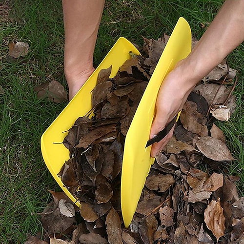 

Garden Rakes Leaf Hand Rake Grass Leaves Rubbish Collector Handheld Outdoor Gardening Cleaning Hand Tools Leaf Cleaner