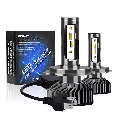 

2pcs Ingitary Canbus Led Car Headlight Bulbs 16000Lm ZES Chips 6500K 4500K 3000K H1 H3 H7 H11 9005 9006 Auto Fog Light