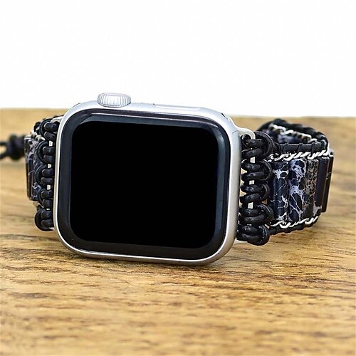 

1PC Smart Watch Band Compatible with Apple iWatch 38/40/41mm 42/44/45/49mm Ultra Series 8 7 6 5 4 3 2 1 SE Handmade Braided Rope for iWatch Smartwatch Strap Wristband Fabric Handmade Adjustable