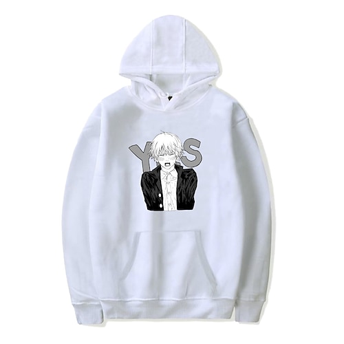 

Chainsaw Man Power Denji Hoodie Cartoon Manga Anime Front Pocket Graphic Hoodie For Men's Women's Unisex Adults' Hot Stamping 100% Polyester