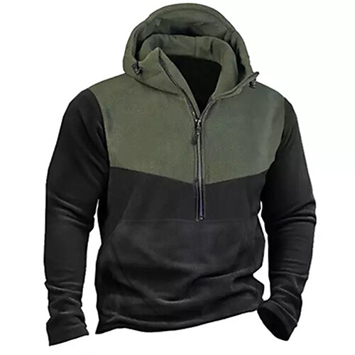 

Men's Pullover Full Zip Hoodie Black Hooded Color Block Graphic Prints Zipper Print Casual Daily Sports 3D Print Basic Streetwear Designer Spring & Fall Clothing Apparel Hoodies Sweatshirts