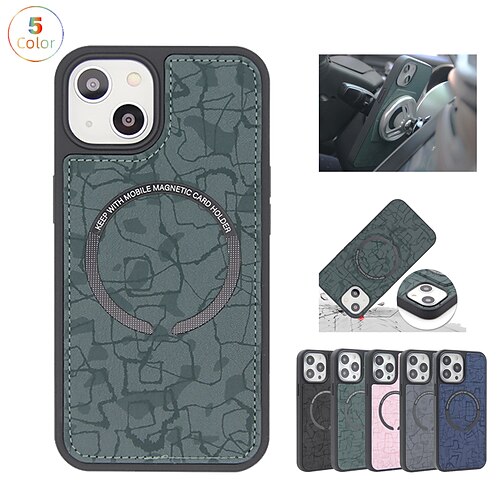 

Phone Case For Apple Back Cover iPhone 13 12 Pro Max Full Body Protective Compatible with MagSafe Soft Edges Solid Colored TPU