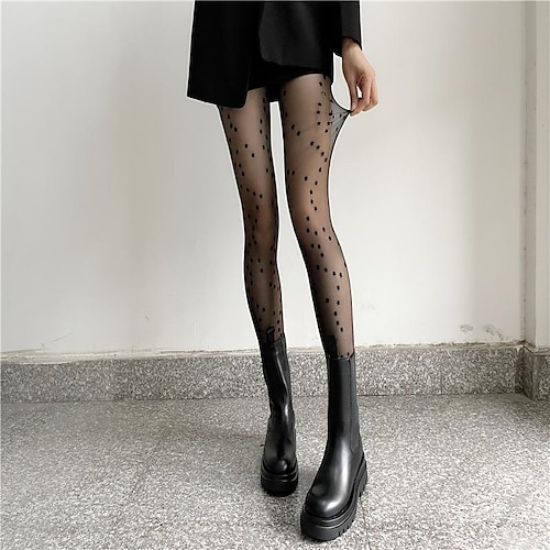 

Women's Stockings Summer Tights Sunscreen Leg Shaping High Elasticity Sexy Casual Daily Black One-Size