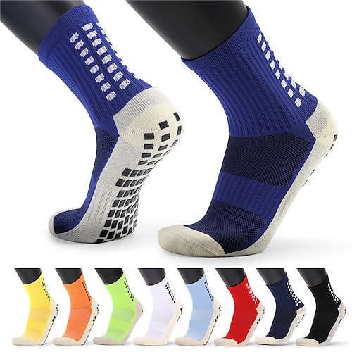 

Men's 1 Pair Socks Sport Socks / Athletic Socks Casual Socks Fashion Comfort Cotton Multi Color Medium Spring, Fall, Winter, Summer Green Black Blue