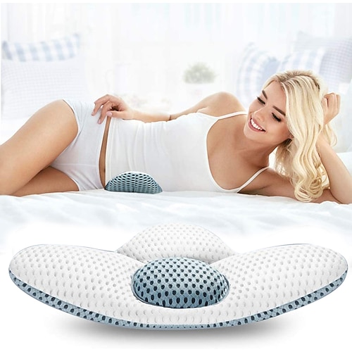 

Lumbar Support Pad Pearl Cotton Soft and Comfortable Lumbar Pad Sleeping Disc Lumbar Cushion Lumbar Disc Herniation Support Pregnant Women