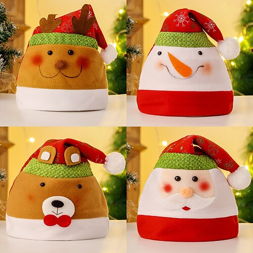 

Women's Unisex Warm Winter Hat Home Christmas Animal Polyester Casual Multipurpose 1 pcs