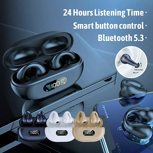 

YYK Q80 True Wireless Headphones TWS Earbuds On Ear Bluetooth 5.1 Surround sound Long Battery Life Auto Pairing for Apple Samsung Huawei Xiaomi MI Everyday Use Traveling Cycling Travel Entertainment