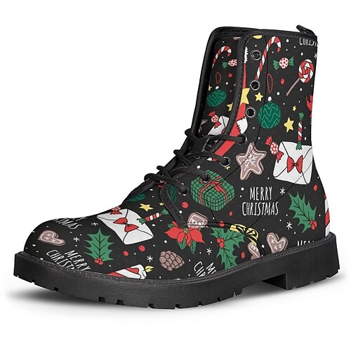 

christmas tree aliexpress christmas case custom high-top european and american large size men's martin boots long boots women's pu autumn