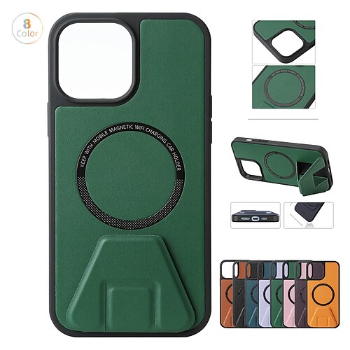 

Phone Case For Apple Magnetic Adsorption iPhone 14 Pro Max 14 Plus 13 12 11 Pro Max Mini X XR XS Bumper Frame Magnetic Full Body Protective Solid Colored PU Leather